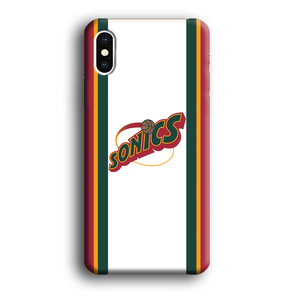 Seattle Supersonics NBA Team iPhone X Case