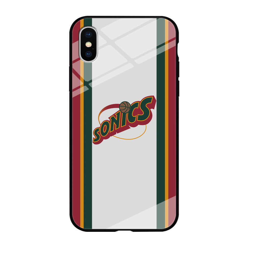 Seattle Supersonics NBA Team iPhone X Case