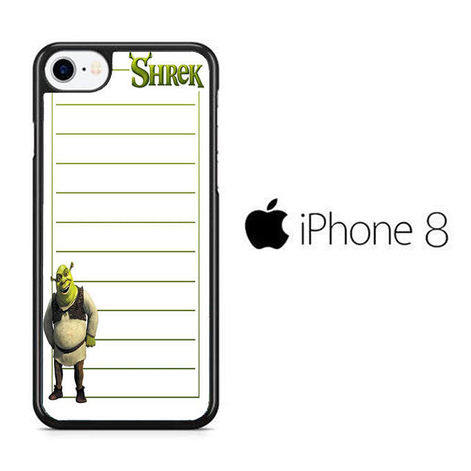 Shreek Paper Note iPhone 8 Case