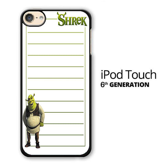 Shreek Paper Note iPod Touch 6 Case - Ezzystore
