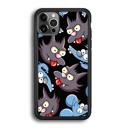 Simpson Snowball Cat iPhone 12 Pro Max Case