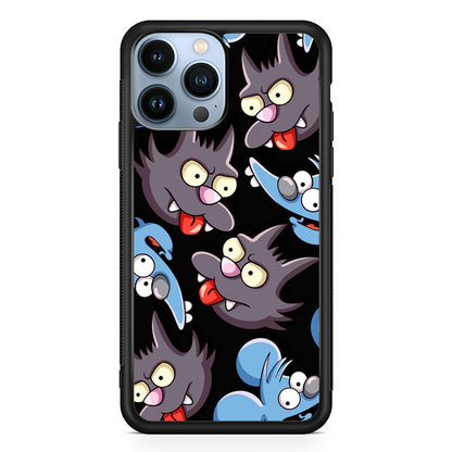 Simpson Snowball Cat iPhone 13 Pro Case