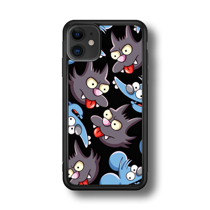 Simpson Snowball Cat iPhone 11 Case