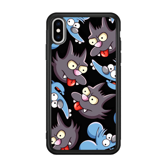 Simpson Snowball Cat iPhone XS Case