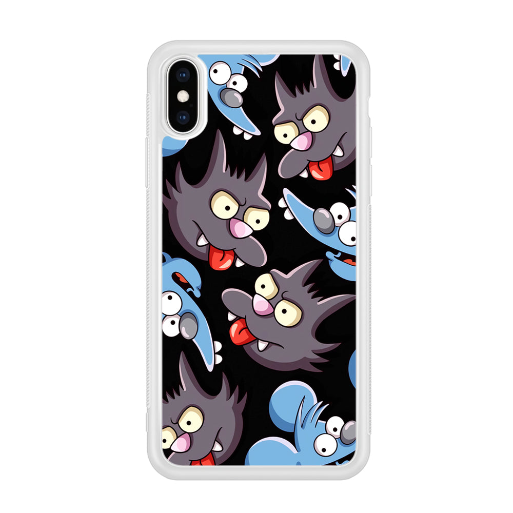Simpson Snowball Cat iPhone X Case