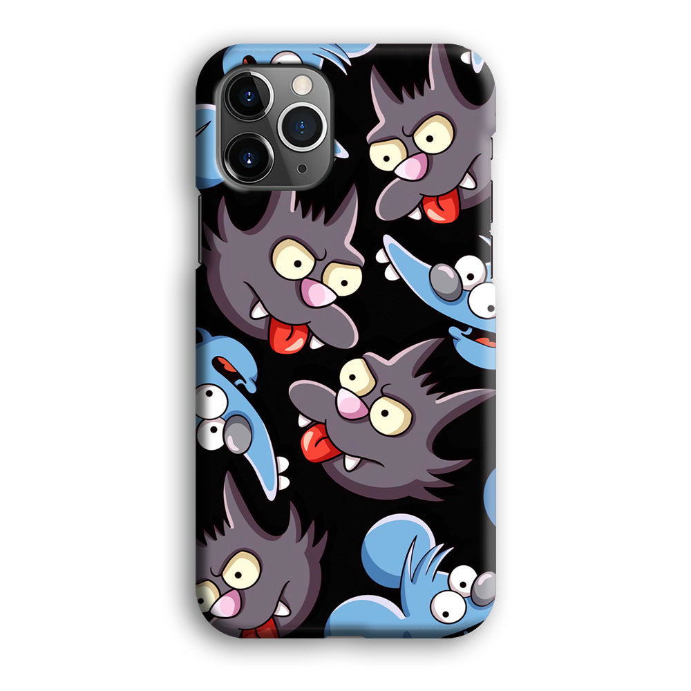 Simpson Snowball Cat iPhone 12 Pro Max Case