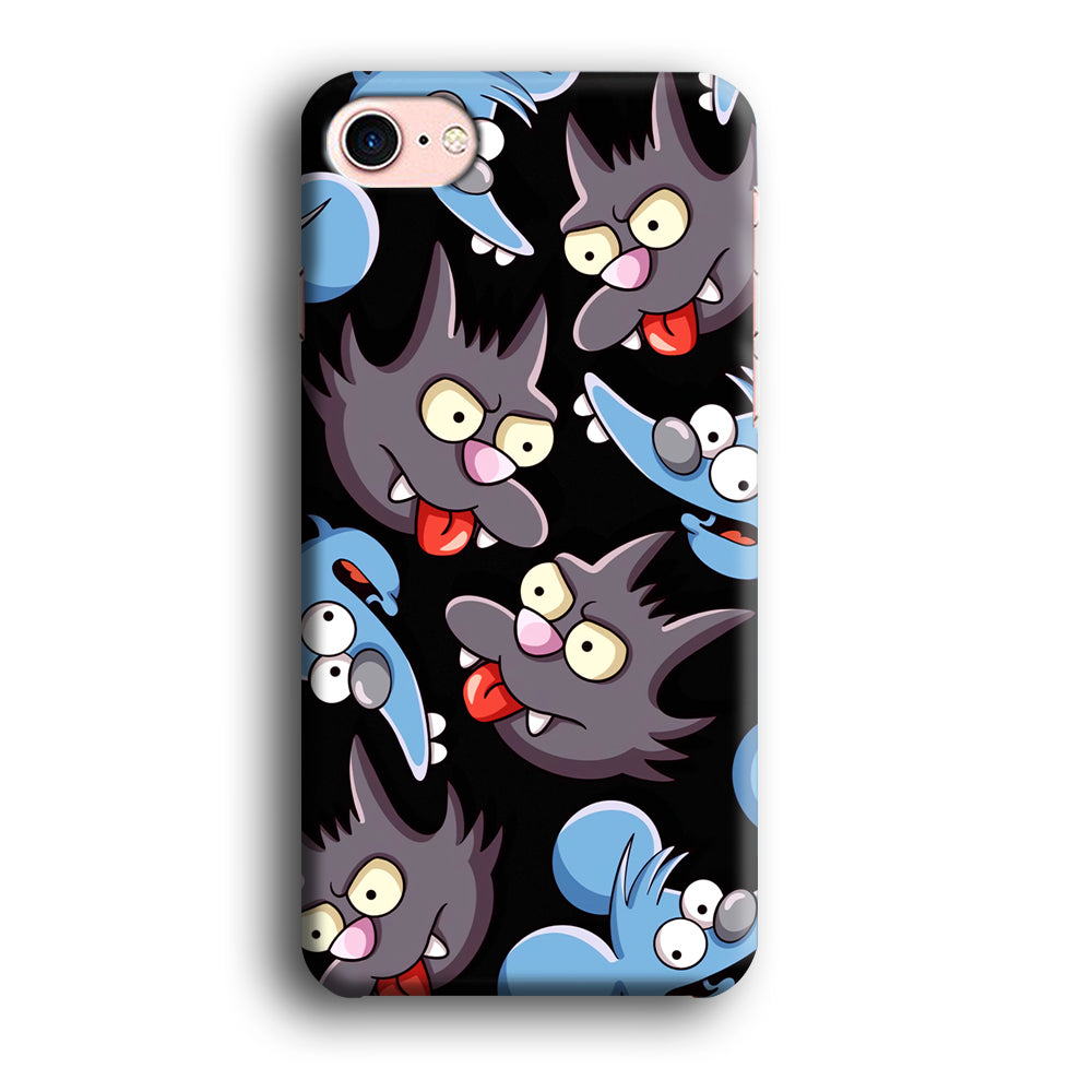 Simpson Snowball Cat iPhone 7 Case