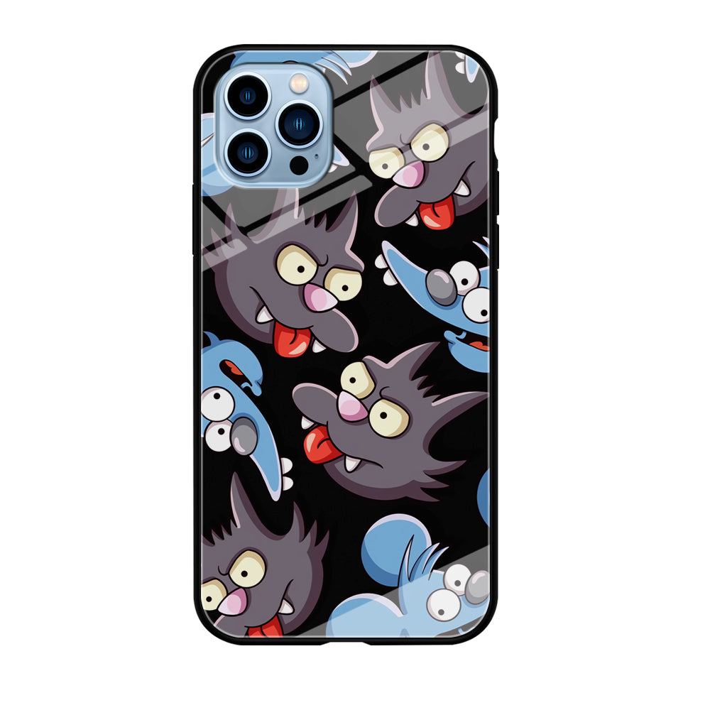 Simpson Snowball Cat iPhone 12 Pro Max Case