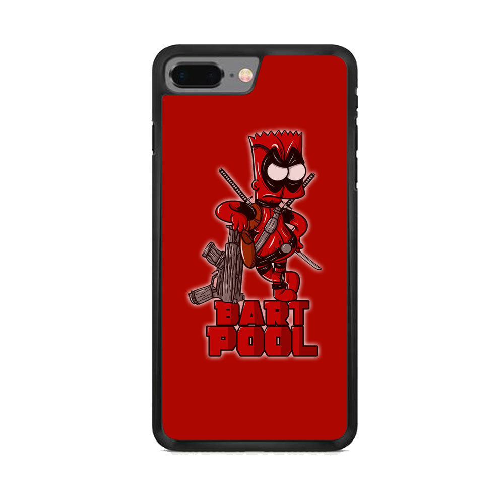 Simpson Bart Deadpool iPhone 7 Plus Case
