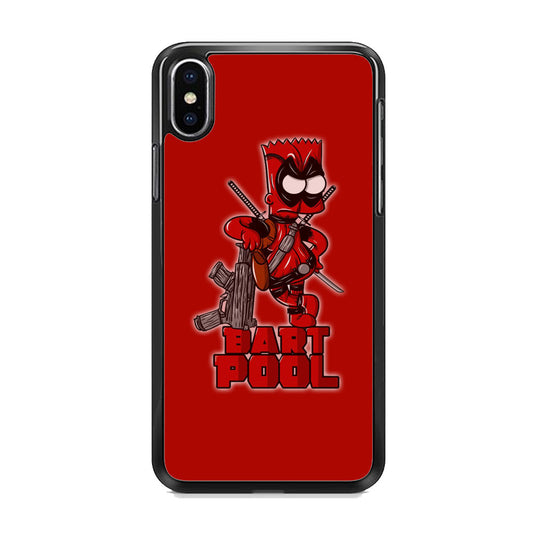 Simpson Bart Deadpool iPhone X Case