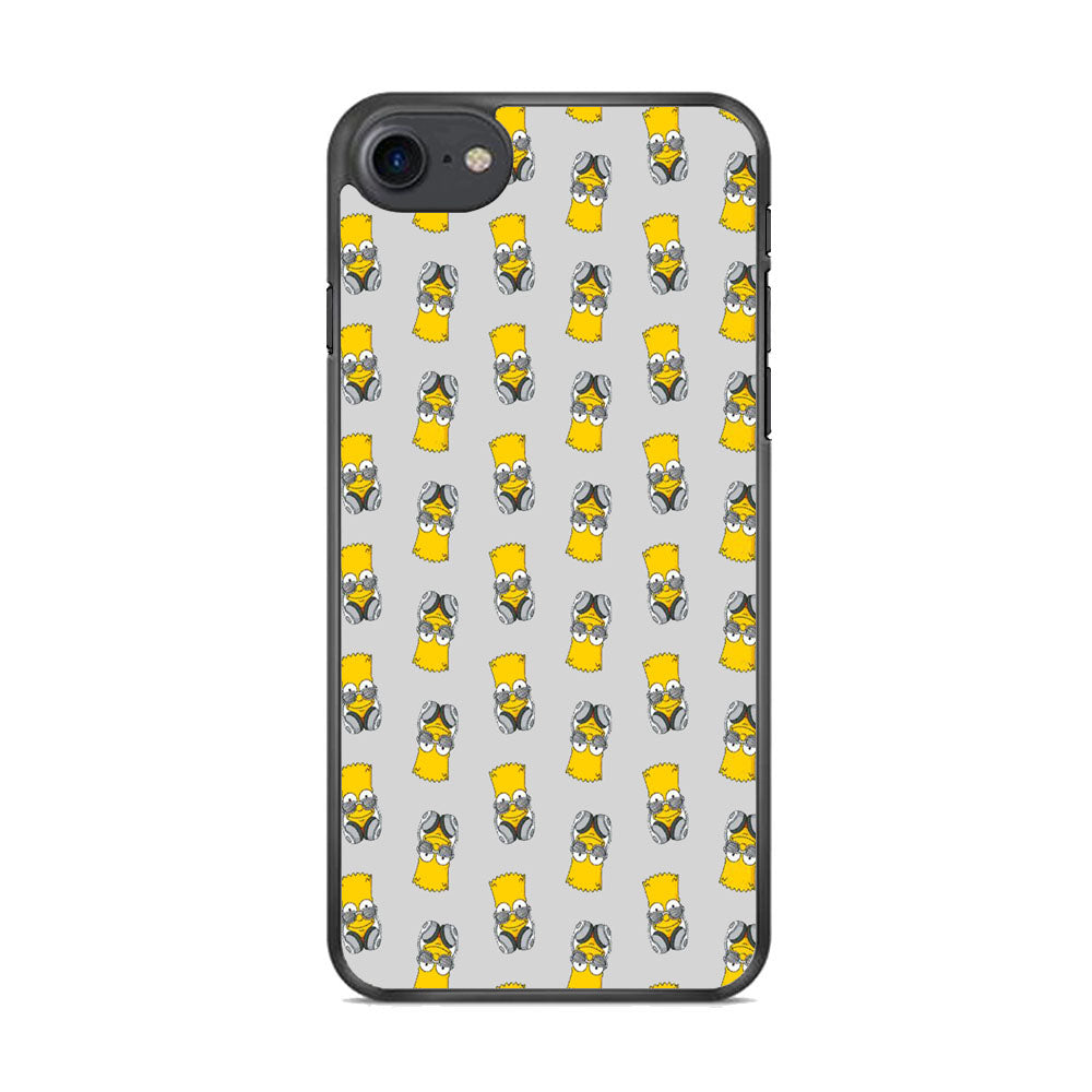 Simpson Doodle Head Earphone iPhone 8 Case