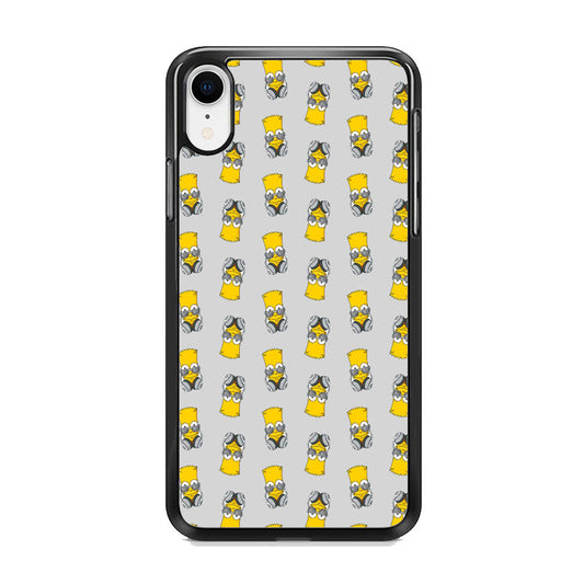 Simpson Doodle Head Earphone iPhone XR Case