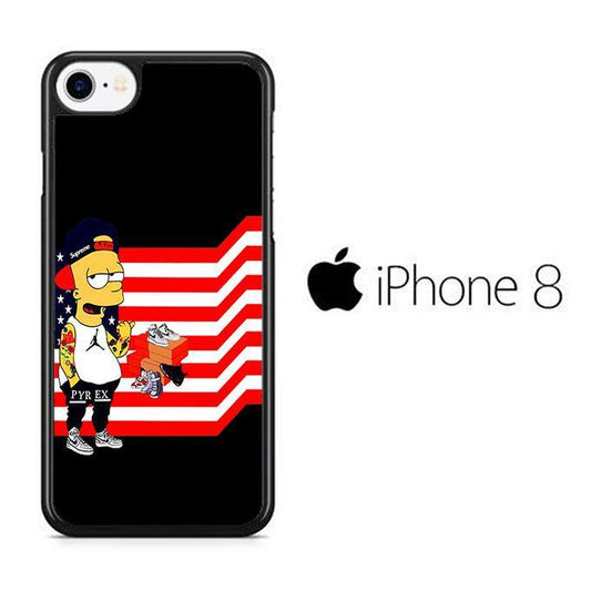 Simpson Flag iPhone 8 Case - ezzyst