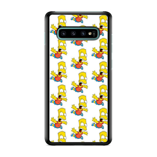Simpson Scream Samsung Galaxy S10 Plus Case