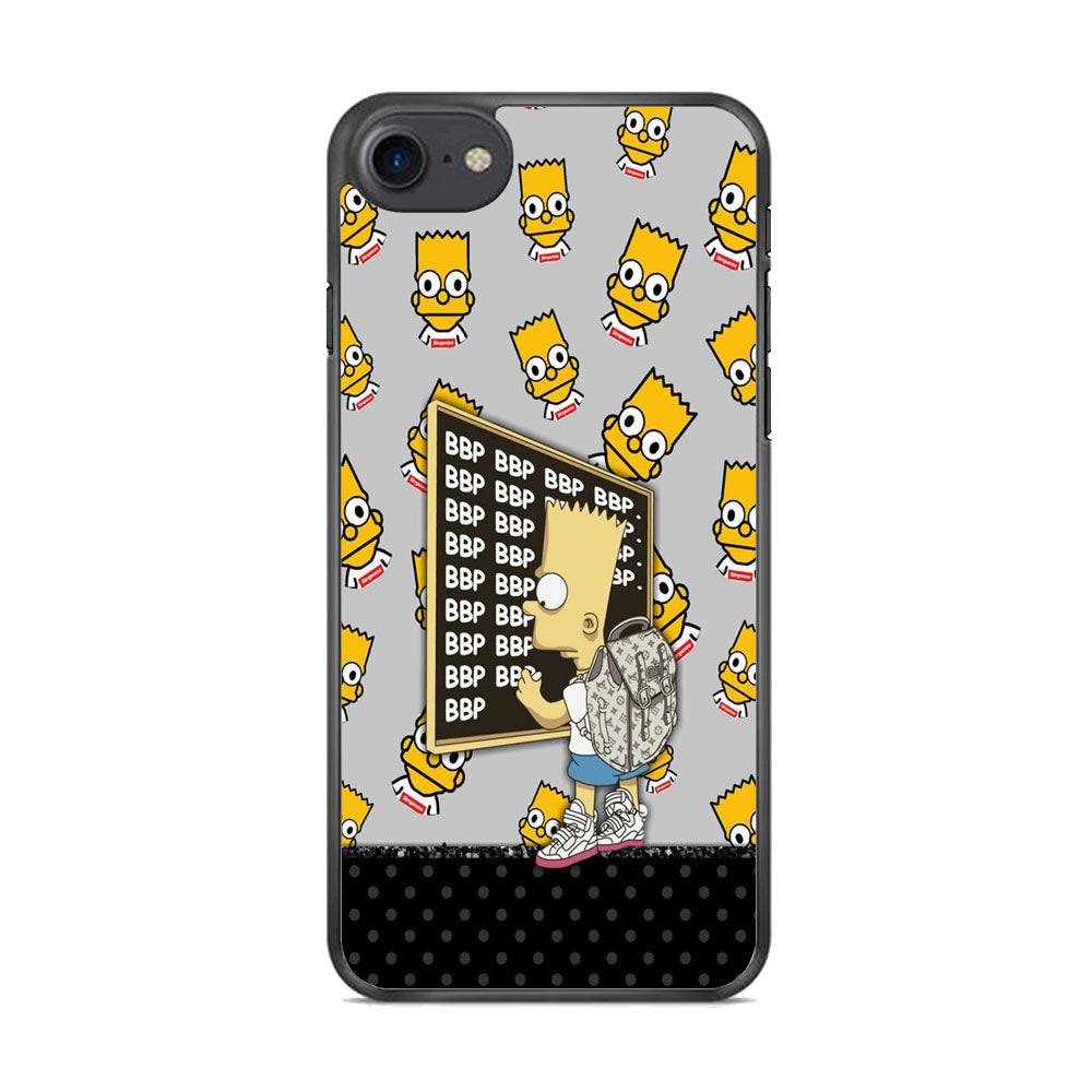 Simpson Write On The Black Board iPhone 8 Case