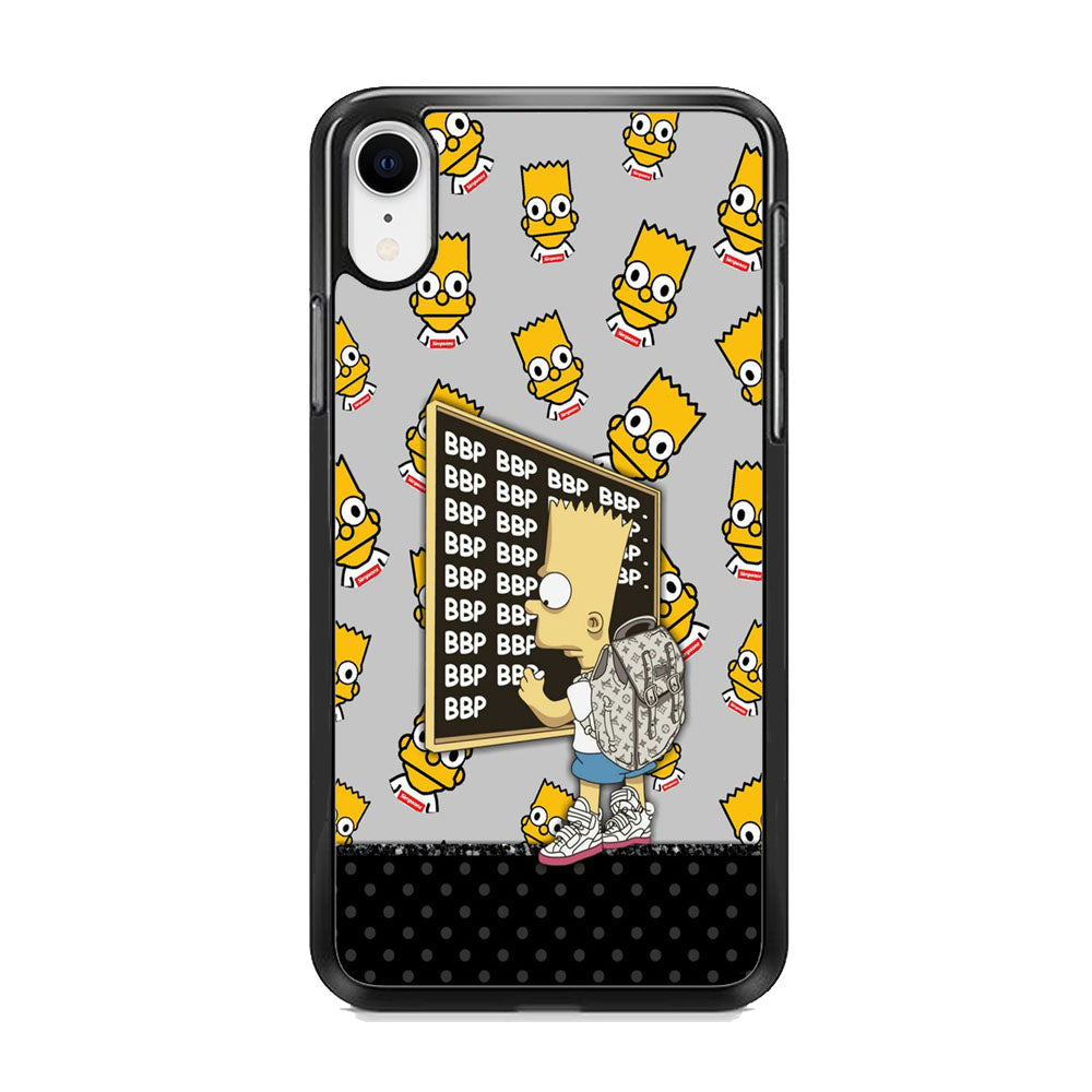 Simpson Write On The Black Board iPhone XR Case