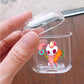 Skull Rabbit With Carrot Protective Clear Case Cover For Apple Airpods
