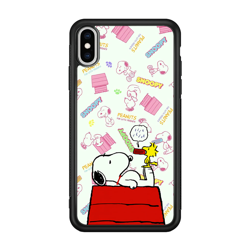 Snoopy Comfort Together iPhone Xs Max Case
