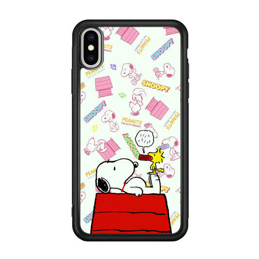 Snoopy Comfort Together iPhone XS Case