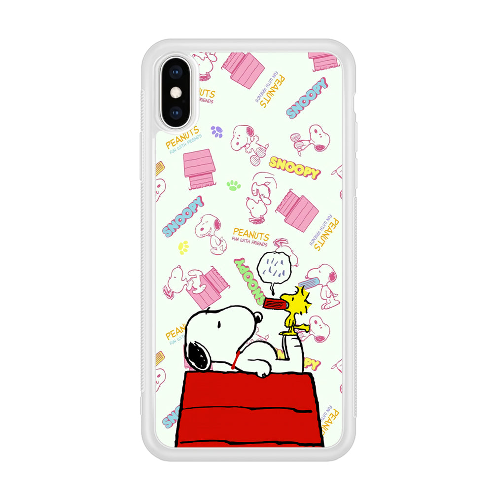 Snoopy Comfort Together iPhone X Case