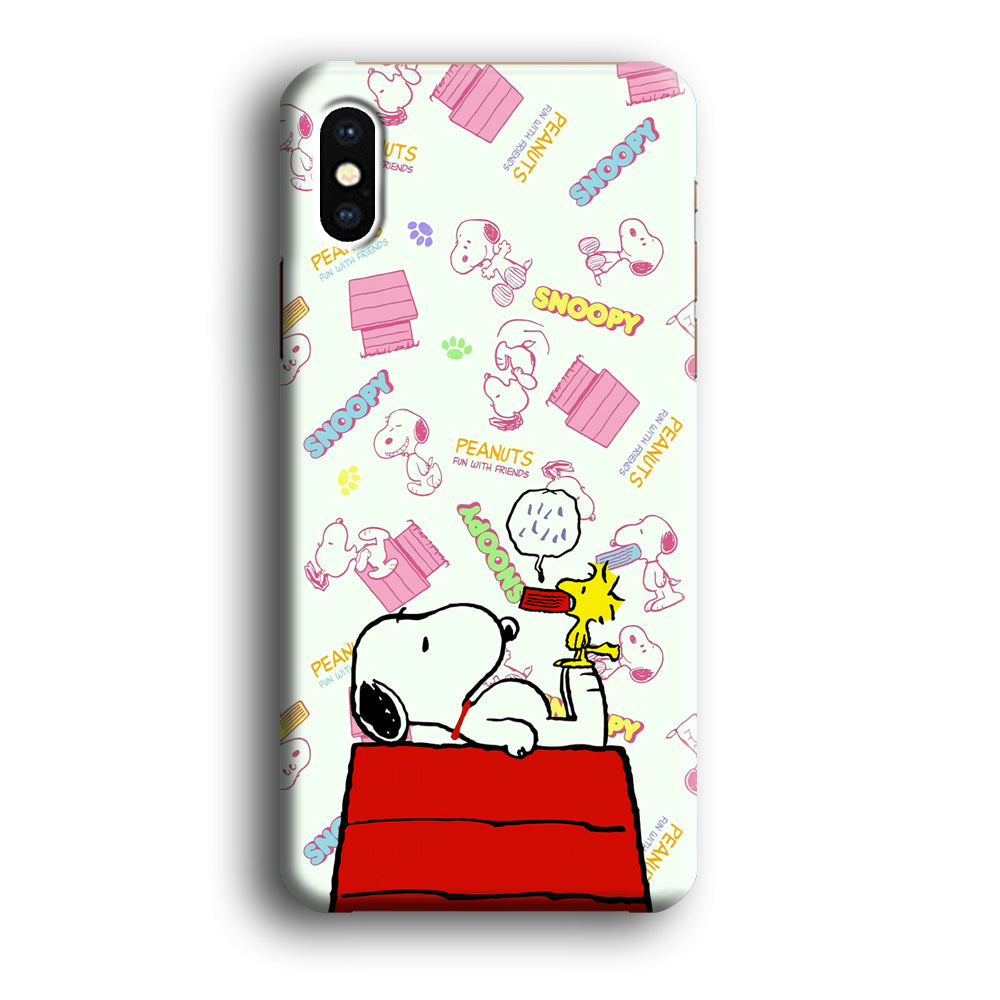 Snoopy Comfort Together iPhone X Case