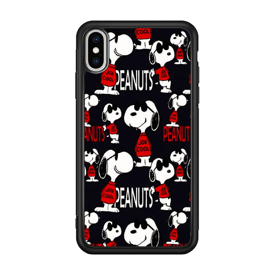 Snoopy Cool Peanuts Sweater iPhone X Case