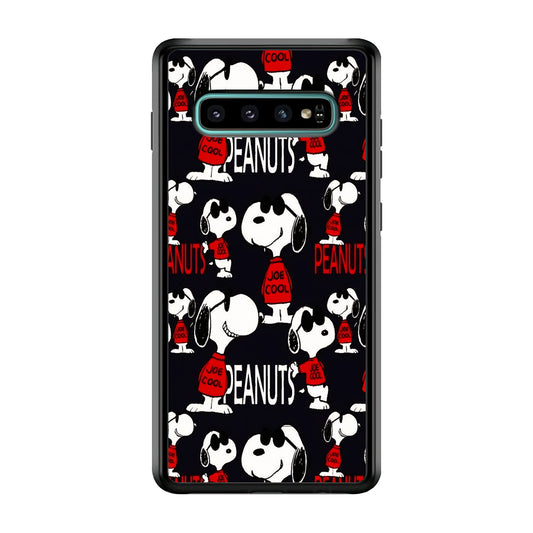Snoopy Cool Peanuts Sweater Samsung Galaxy S10 Case