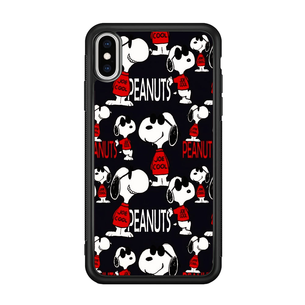 Snoopy Cool Peanuts Sweater iPhone Xs Max Case