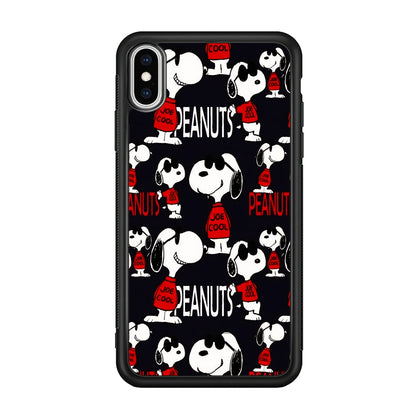 Snoopy Cool Peanuts Sweater iPhone Xs Max Case