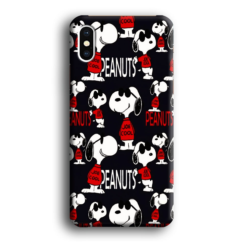 Snoopy Cool Peanuts Sweater iPhone Xs Max Case