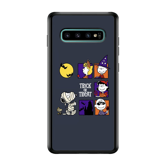 Snoopy Halloween Momment Samsung Galaxy S10 Case
