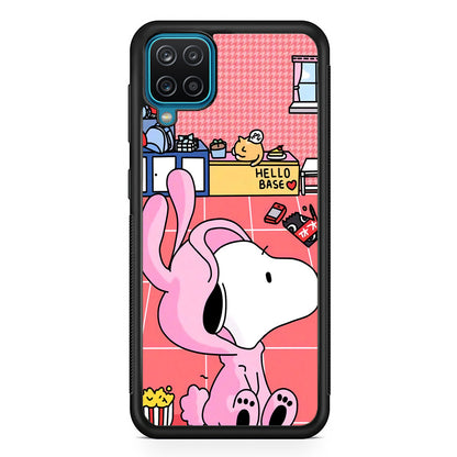 Snoopy Home Sweet Home Samsung Galaxy A12 Case