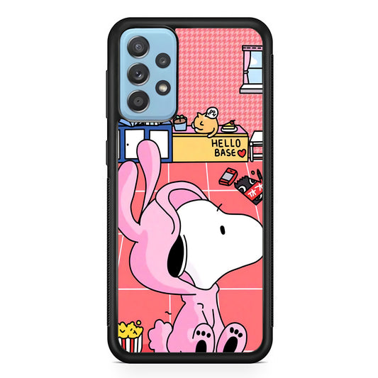 Snoopy Home Sweet Home Samsung Galaxy A52 Case