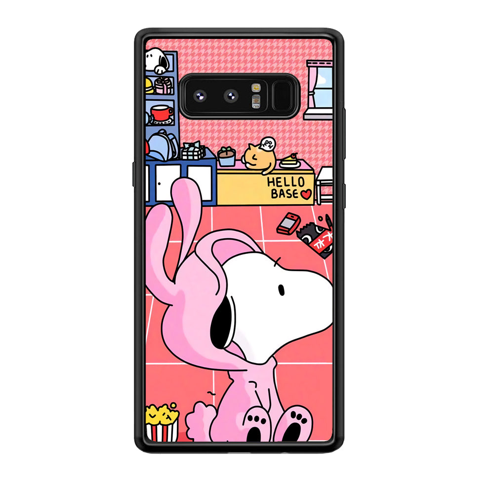 Snoopy Home Sweet Home Samsung Galaxy Note 8 Case