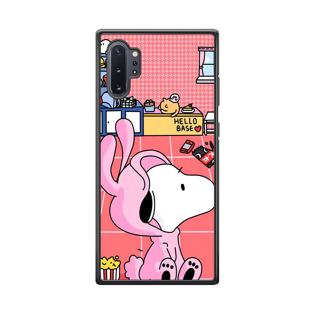 Snoopy Home Sweet Home Samsung Galaxy Note 10 Plus Case