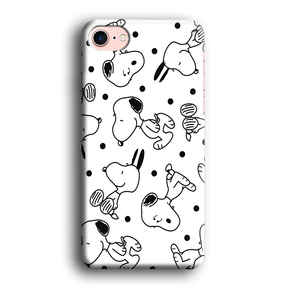 Snoopy In White iPhone 7 Case