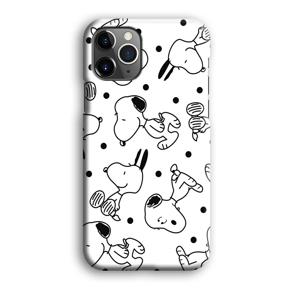 Snoopy In White iPhone 12 Pro Max Case