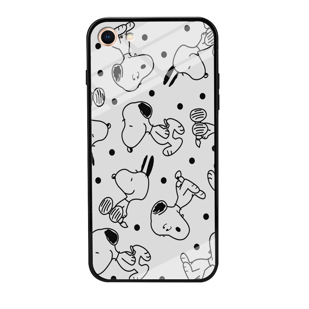 Snoopy In White iPhone 7 Case