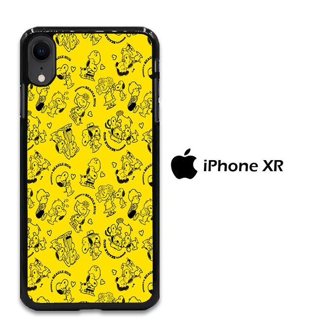 Snoopy Hug Yellow iPhone XR Case
