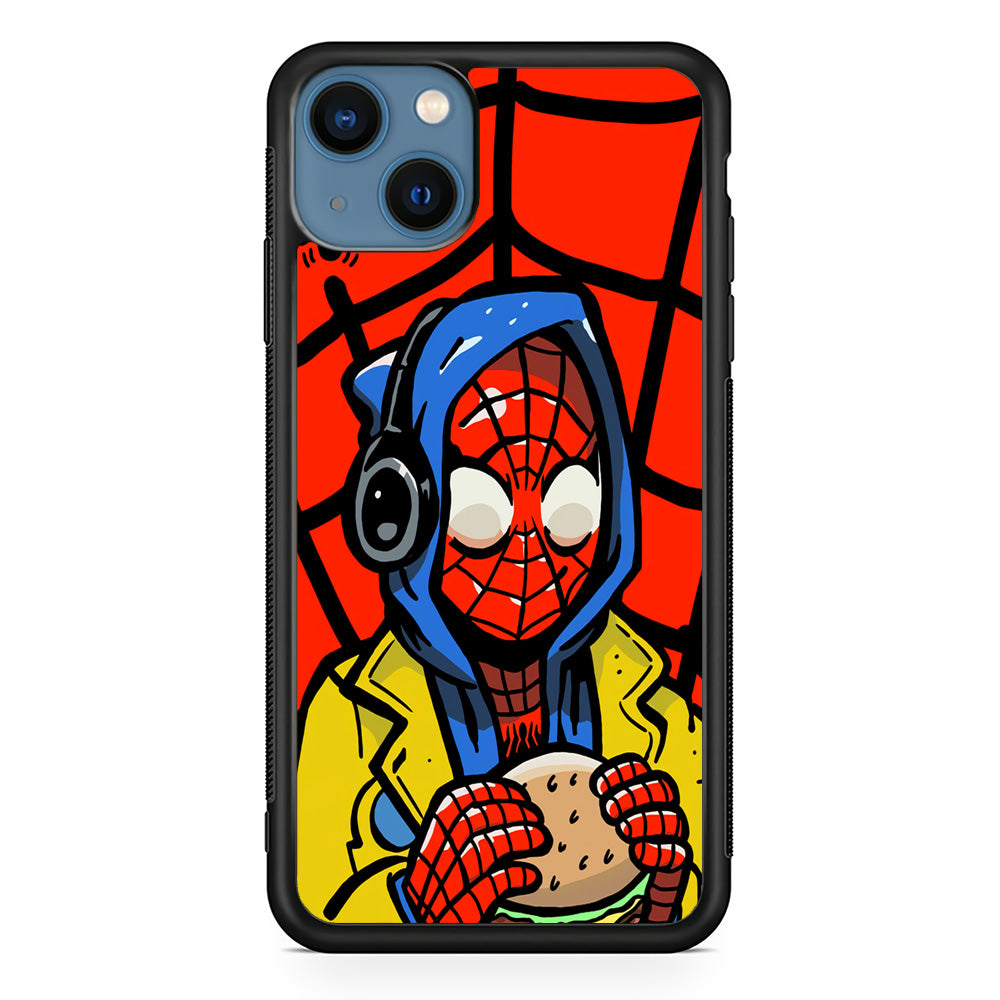 Spiderman Burger Lunch iPhone 13 Case
