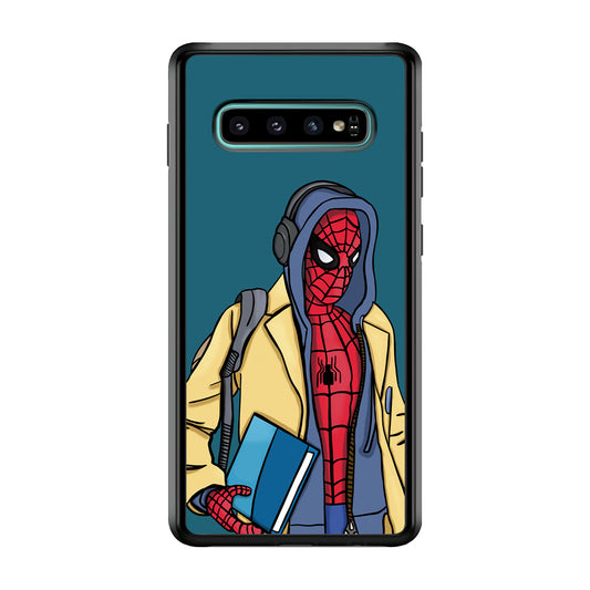 Spiderman Student Samsung Galaxy S10 Case