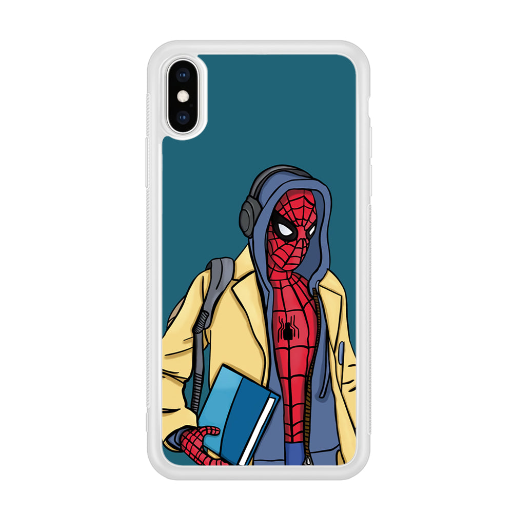 Spiderman Student iPhone Xs Max Case