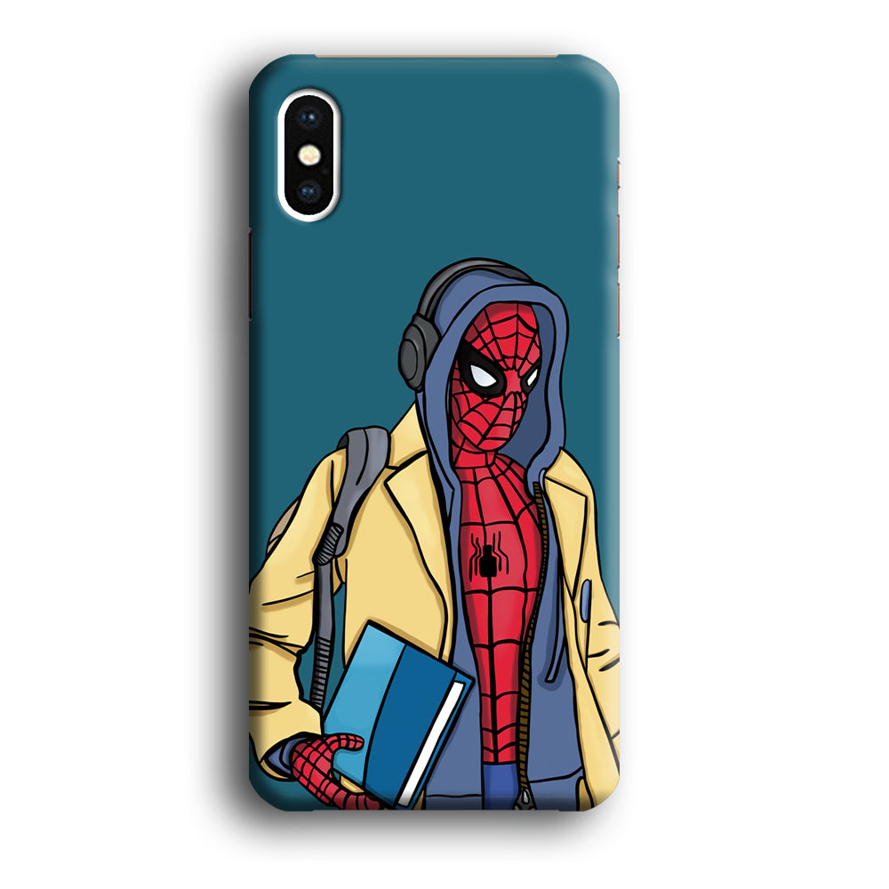 Spiderman Student iPhone Xs Max Case