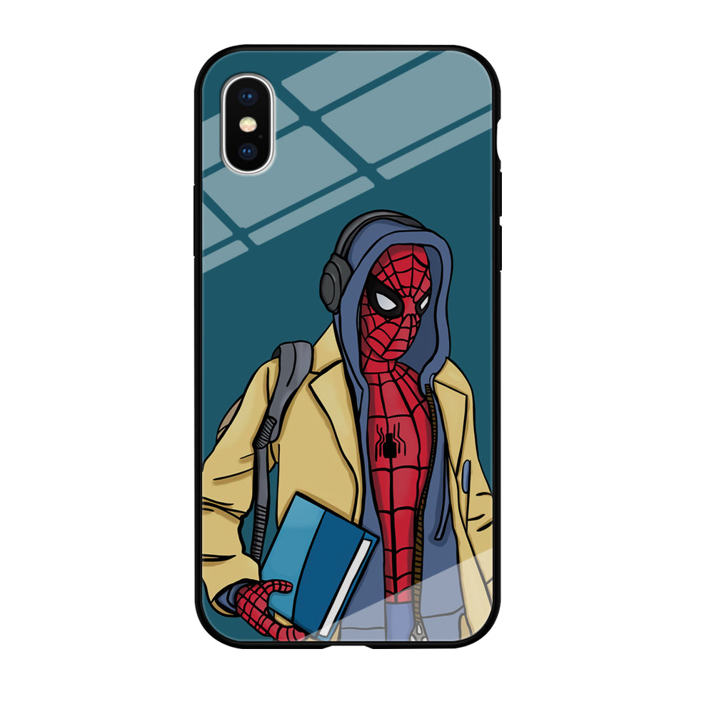 Spiderman Student iPhone Xs Max Case