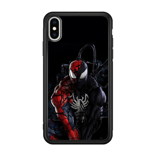 Spiderman X Symbiote Transformation iPhone X Case