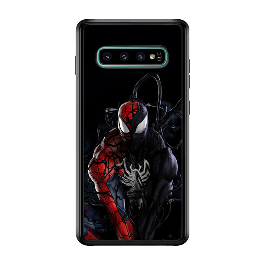 Spiderman X Symbiote Transformation Samsung Galaxy S10 Case