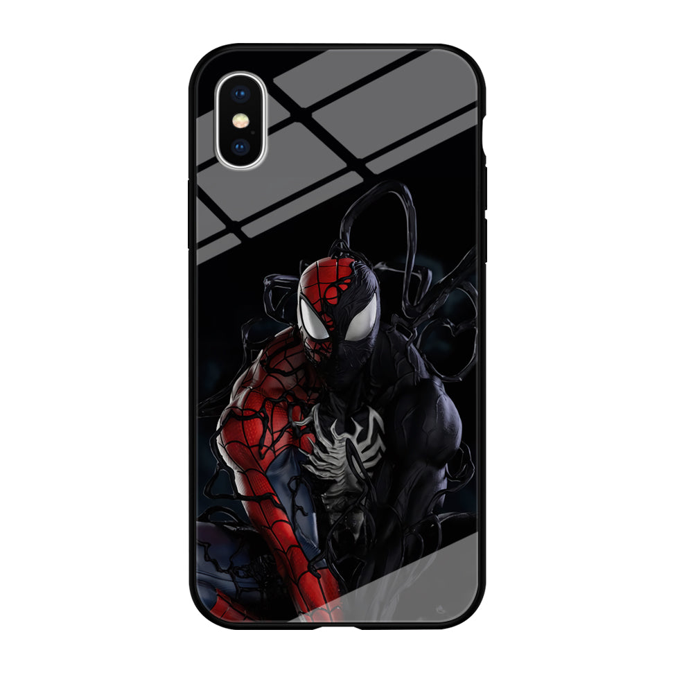 Spiderman X Symbiote Transformation iPhone X Case