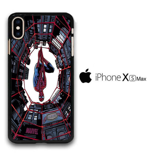 Spiderman Net Under Building iPhone Xs Max Case