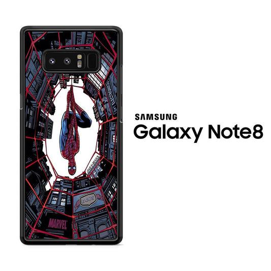 Spiderman Net Under Building Samsung Galaxy Note 8 Case