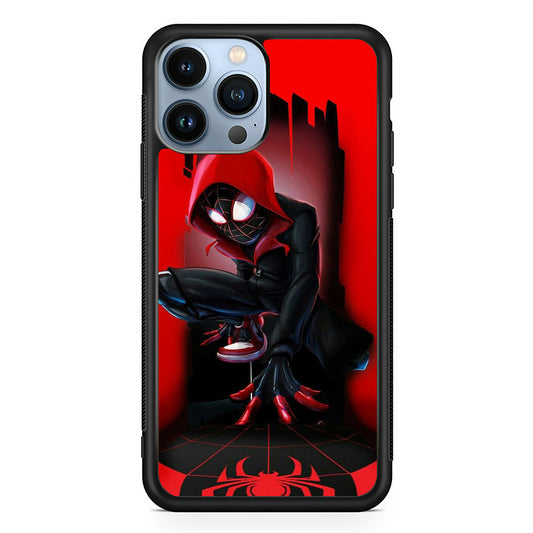 Spiderman Red Cartoon iPhone 13 Pro Max Case